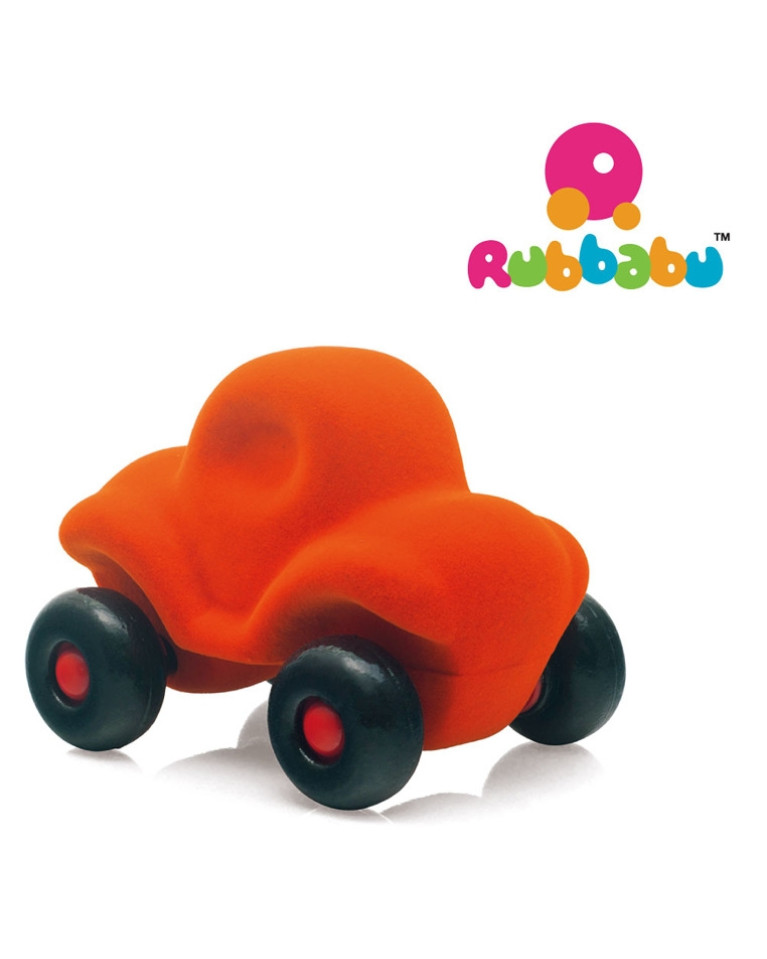 Rubbabu Samochód sensoryczny pomarańczowy